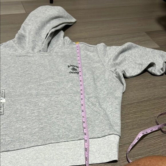 Alpine Design Light grey hoodie - Picture 7 of 9